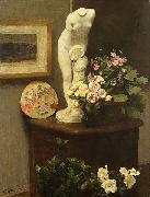Flores e Objectos Diversos Henri Fantin-Latour